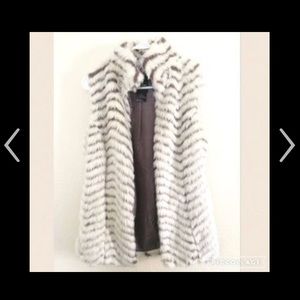 Faux fur vest